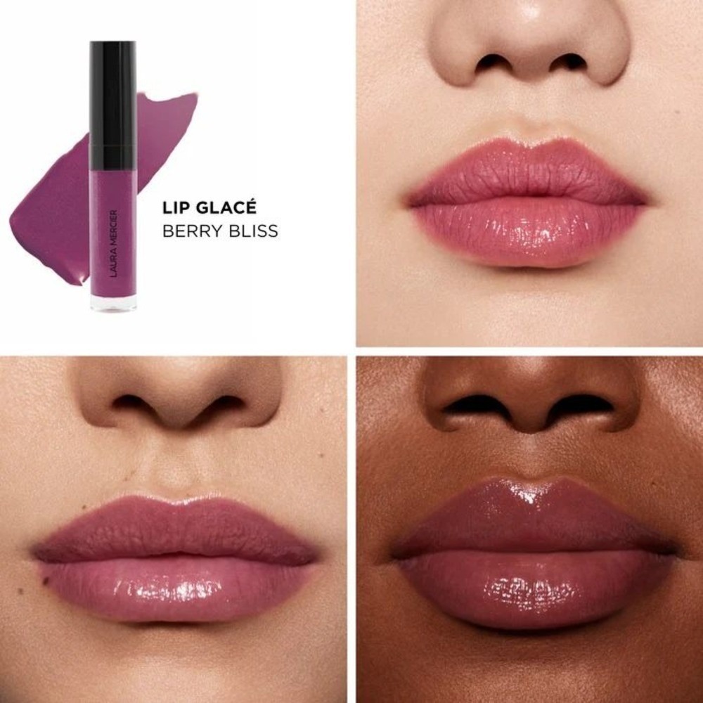 Laura Mercier Lip Glacé Lip Gloss 210 Berry Bliss NIB Full Size - Picture 3 of 3